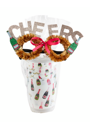 Cheers Holiday Party Cup Gift Set