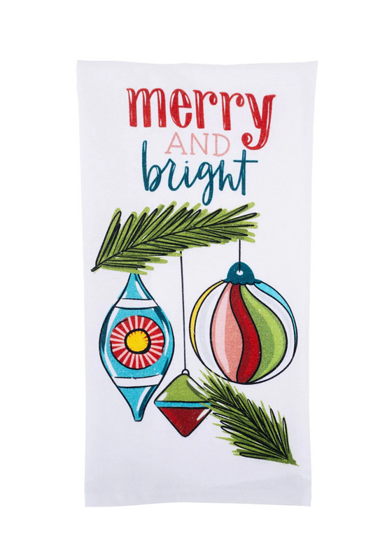 Merry & Bright Tea Towel