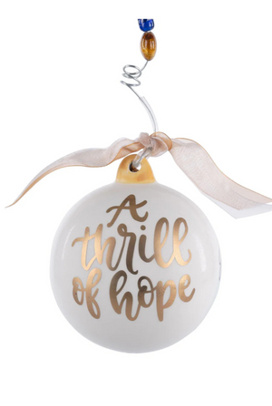 Thrill of Hope with Animals Ornament