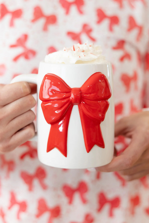 Red Bow Mug