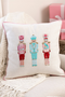 Nutcracker Sequin Square Pillow