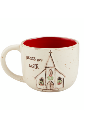 Peace Nativity Church Mug