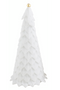 Large White Velvet Ribbon Tree