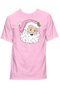 Santa with Pink Hat T-Shirt