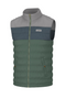 Local Boy Tri-Color Puffer Vest in Cream