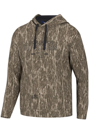 Local Boy Printed Poly Fleece Hoodie in Bottomland