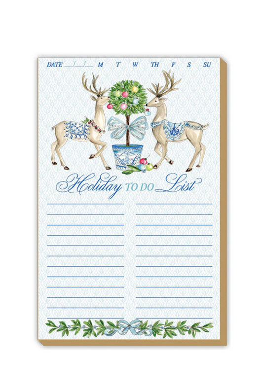 Handpainted Reindeer Holiday To Do List