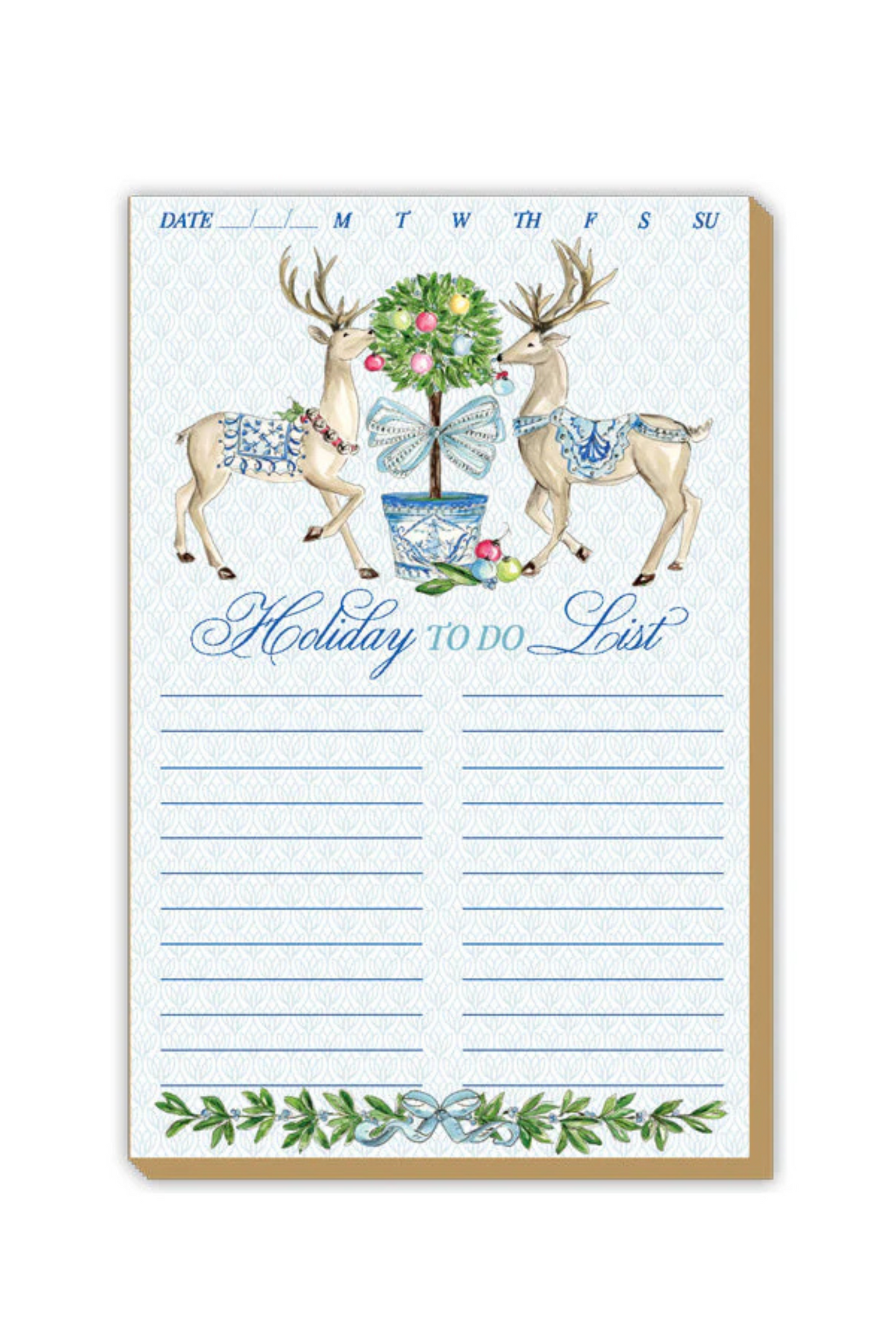 Handpainted Reindeer Holiday To Do List