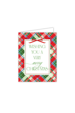 Traditional Plaid Greeting Card