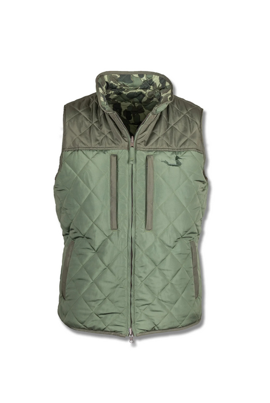 Dixie Decoy South Creek 2.0 Reversible Vest in Timber