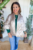 Caryn Lawn Penny Puffer in Gold