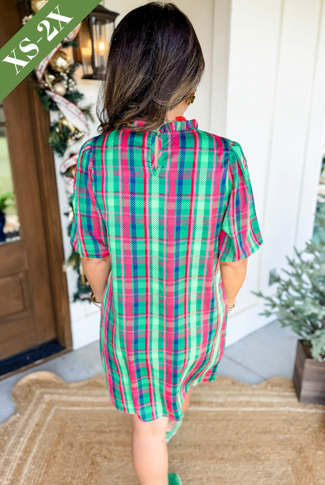 Michelle McDowell Plaid About You Libby Dress