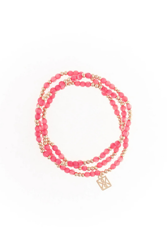 Michelle McDowell Rachael Bracelets in Coral