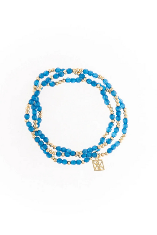Michelle McDowell Rachael Bracelets in Blue