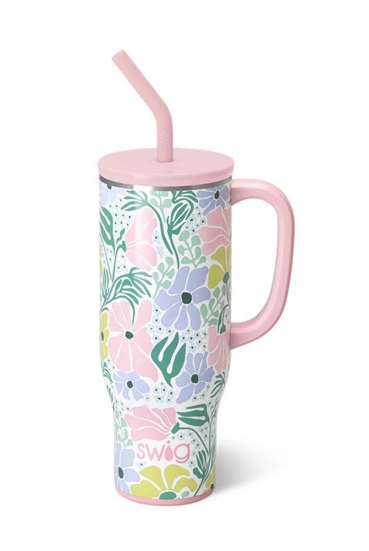 Swig Mega Mug 30oz in Garden Party