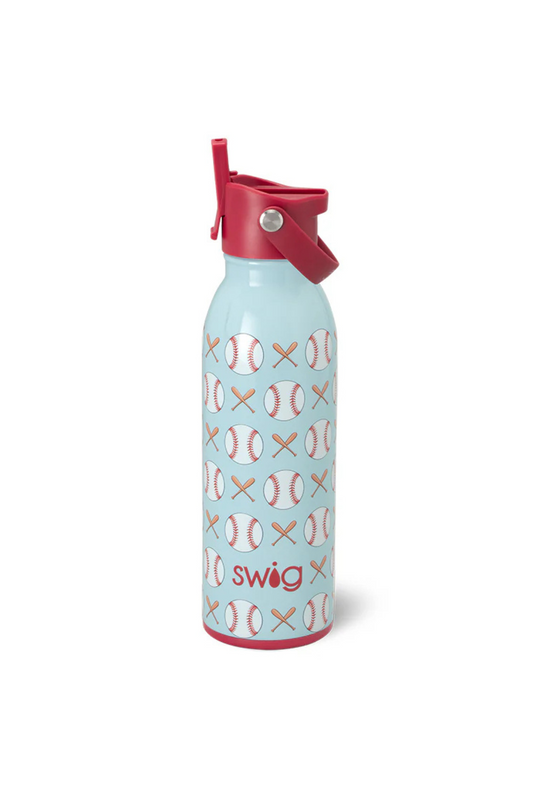 Swig Flip + Sip Bottle 16oz in Home Run