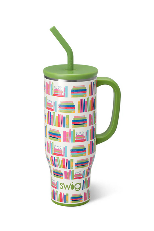 Swig Mega Mug 30oz in Book Club