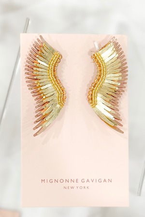 Mignonne Gavigan Midi Madeline Earrings in Rose Gold & Gold