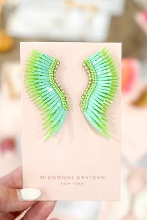 Mignonne Gavigan Midi Madeline Earrings in Aquamarine