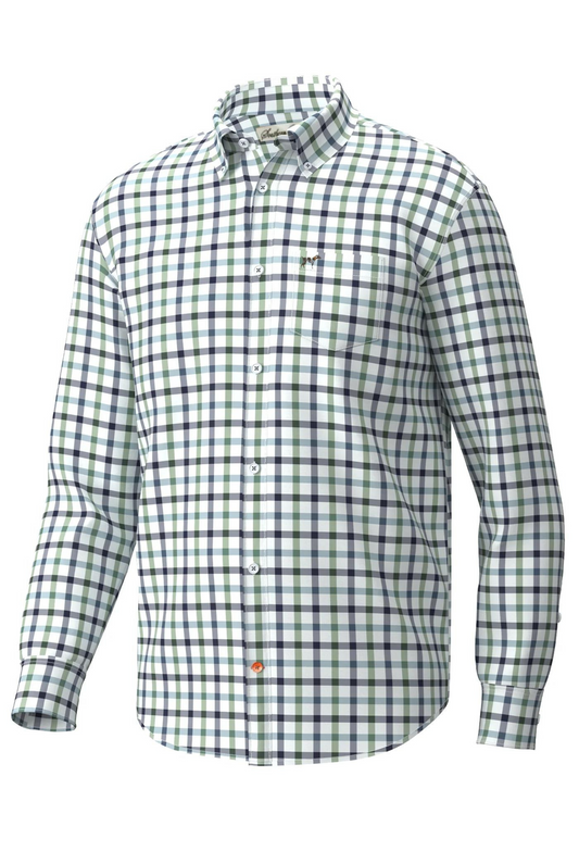 Southern Point Hadley Performance Button Down in Burke Tattersall