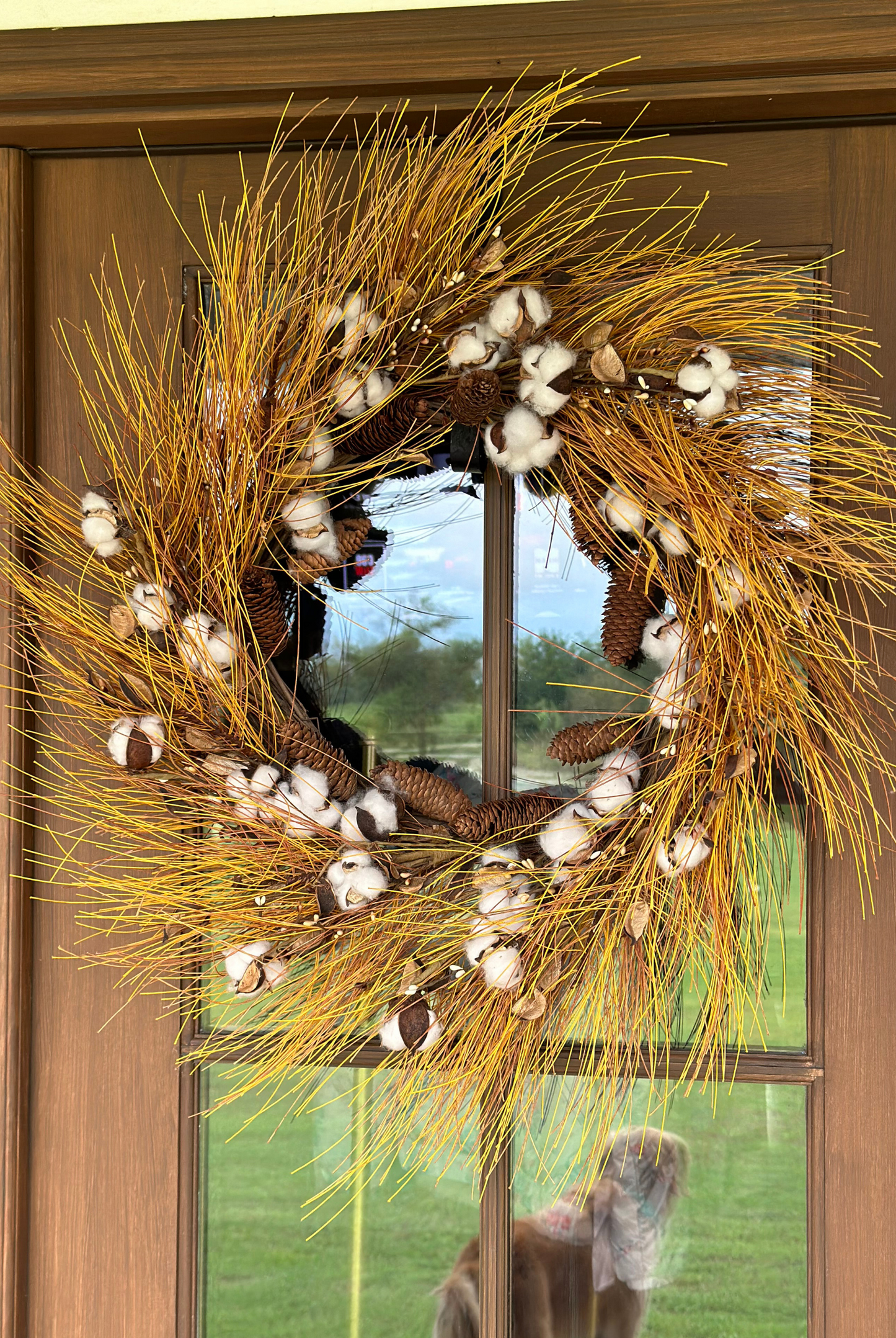 Wreath-Cotton & Needles