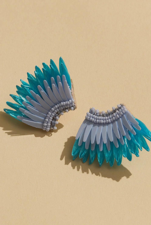 Mignonne Gavigan Mini Madeline Earrings in Powder Blue