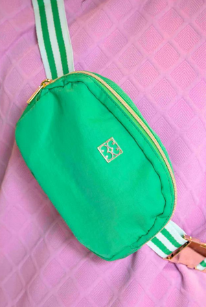 Mary Square Luxe Crossbody Bag in Pine
