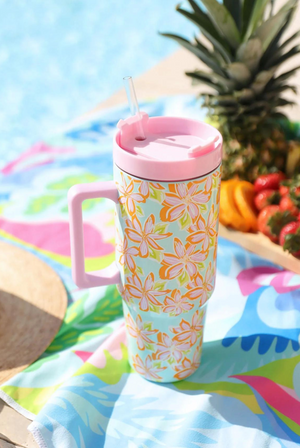Mary Square To-Go Tumbler in Paradise View 30oz