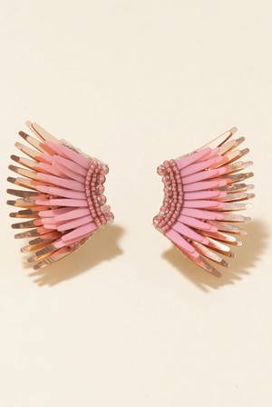 Mignonne Gavigan Mini Madeline Earrings in Blush Rose Gold