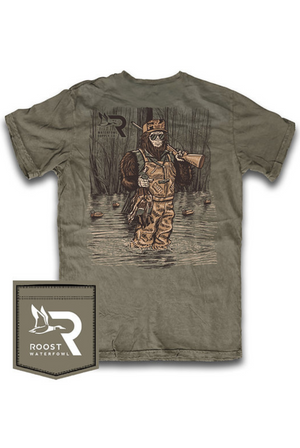 Roost Sasquatch T-Shirt in Tumbleweed