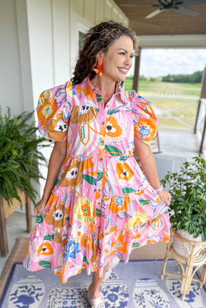 Karlie Kaylin Floral Midi Dress