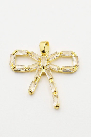 Bow Necklace Charm
