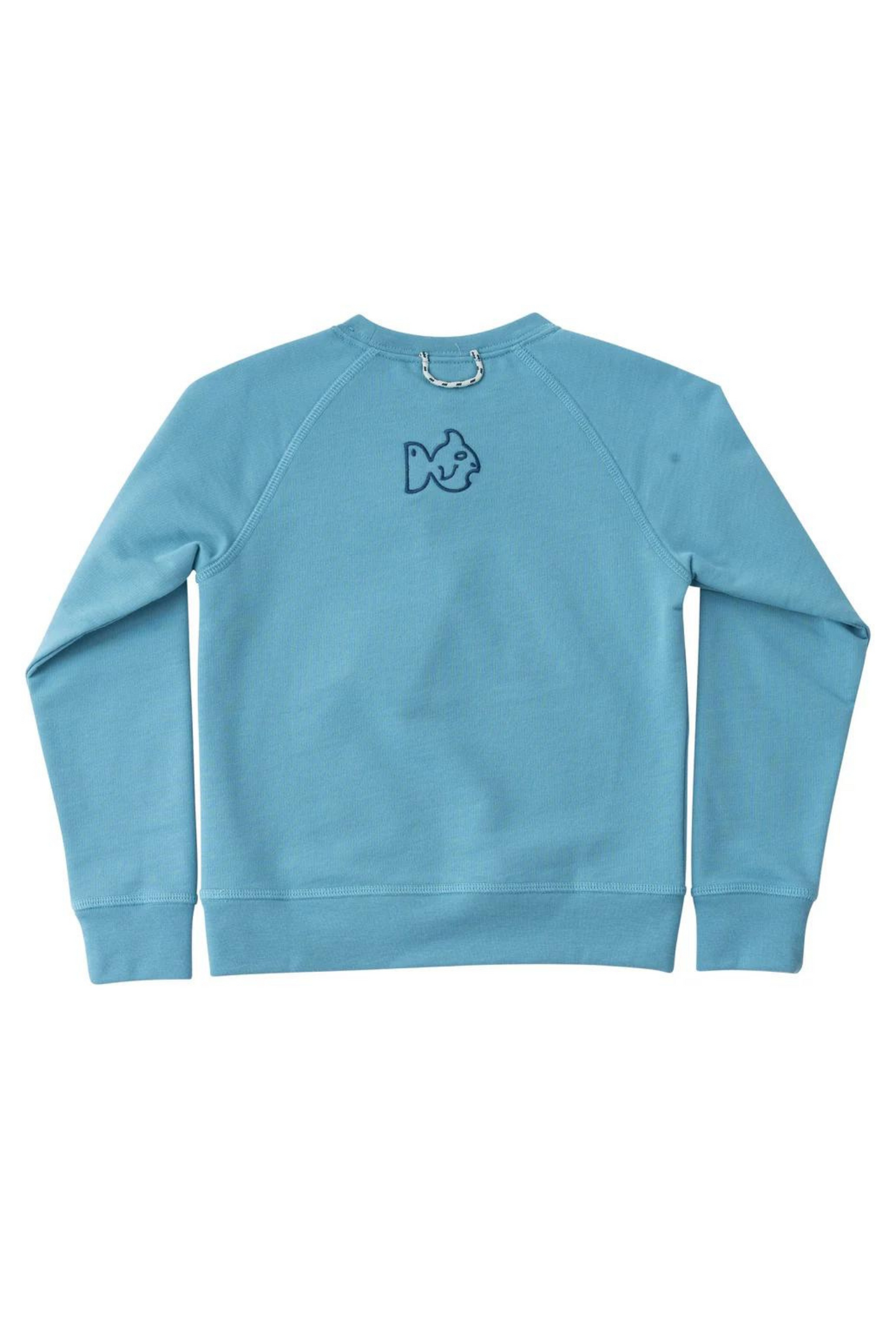 Boy's Crew Control Sweatshirt in Adriatic Blue