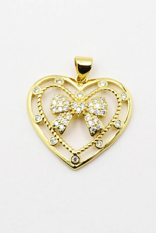 Crystal Heart Charm