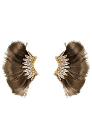 Mignonne Gavigan Luxe Mini Madeline Feather Earrings