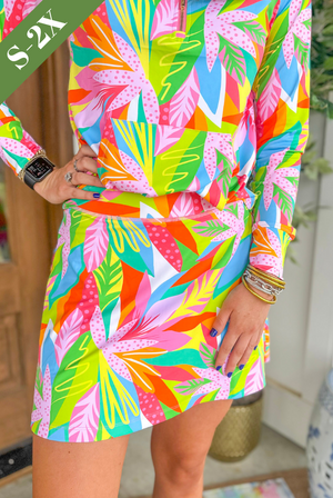 Mary Square Hamptons Skort in Get Tropical