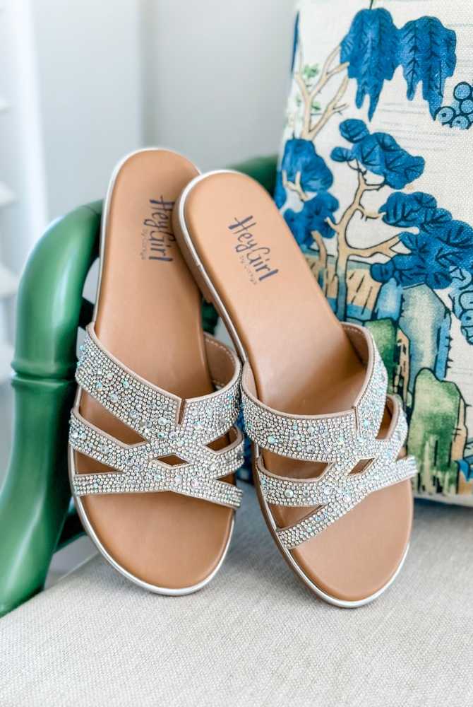 Corkys Flair Sandals in Clear