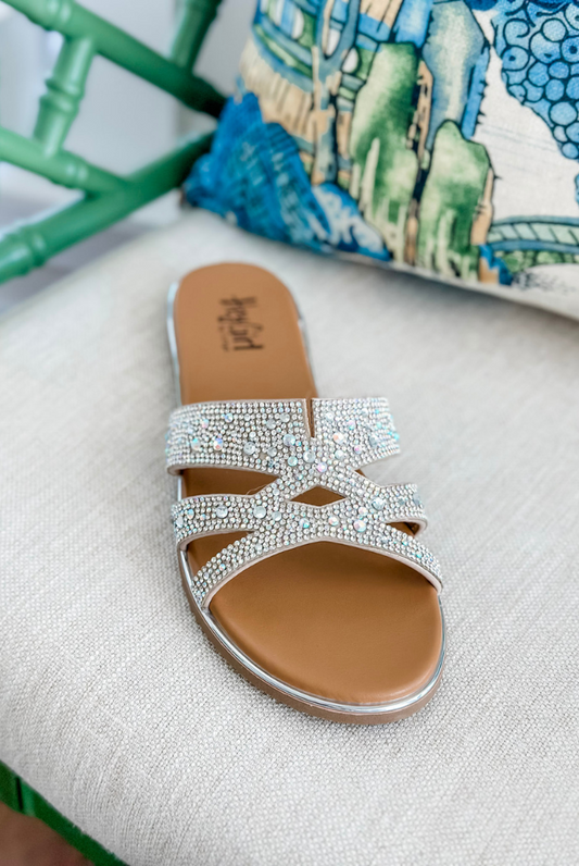 Corkys Flair Sandals in Clear