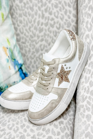 Corkys Constellation Sneaker in Gold