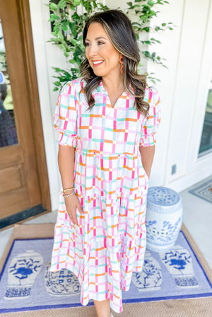 Michelle McDowell Molly Dress in Look Me Up Multi