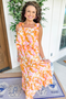 Michelle McDowell Sadie Top in Spring Blooms Orange