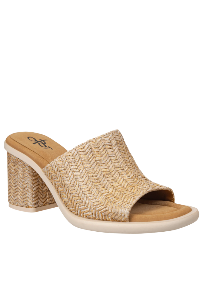 OTBT Bravura Raffia Heeled Sandal