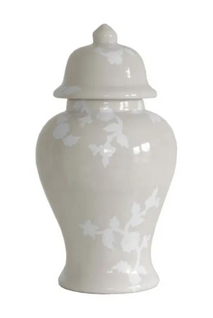 Medium Chinoiserie Dreams Ginger Jar in Beige