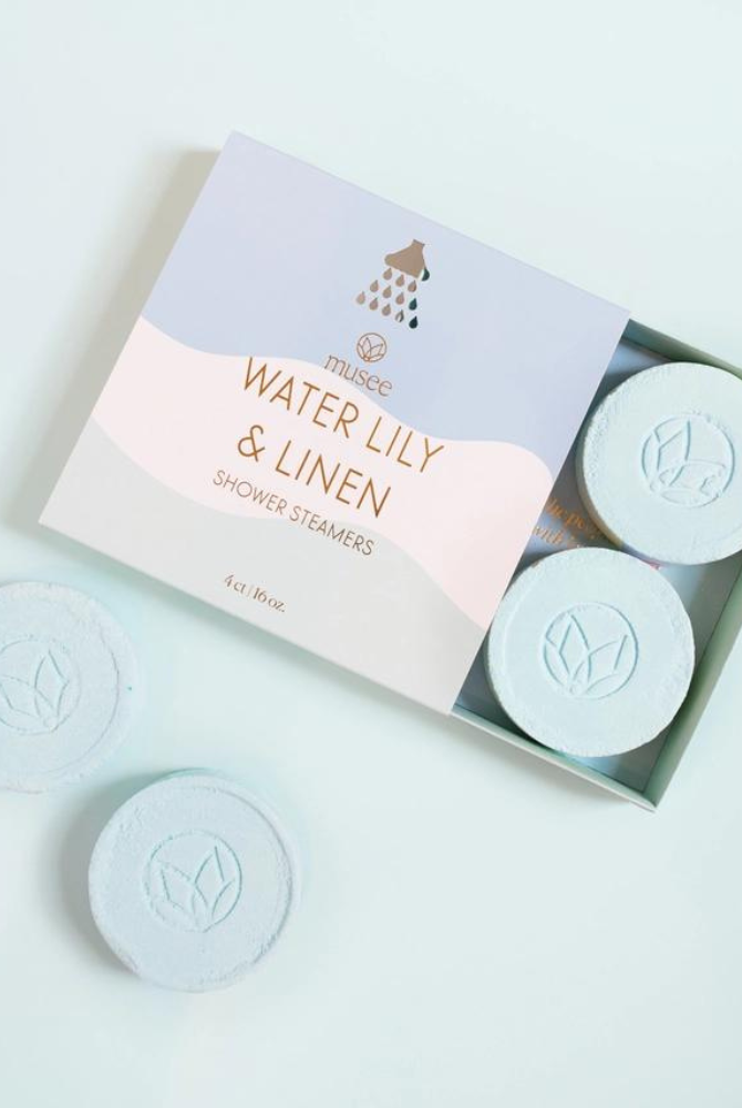 Water Lily & Linen Shower Steamers