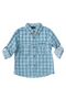 Prodoh Founders Kids Fishing Shirt in Blue Multi Plaid