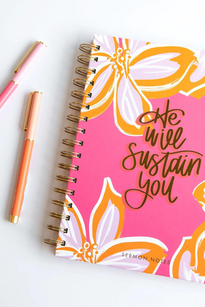 He Will Sustain You Sermon Notes Journal