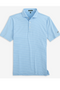 Youth Dune Striped Polo in Powder Blue/River Blue