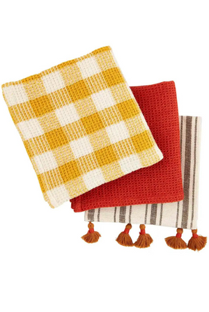 Yellow Cotton Towel Set