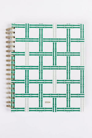 So Darling Spiral Large Weekly Planner in Bamboo Breeze Green