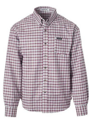 Youth Hatfield Button Down  in Navy/Red
